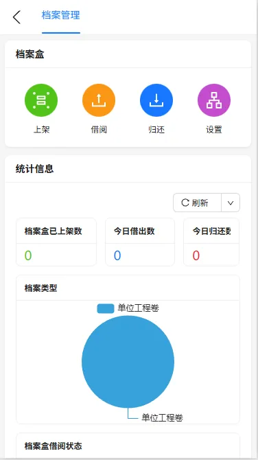 档案盒归还