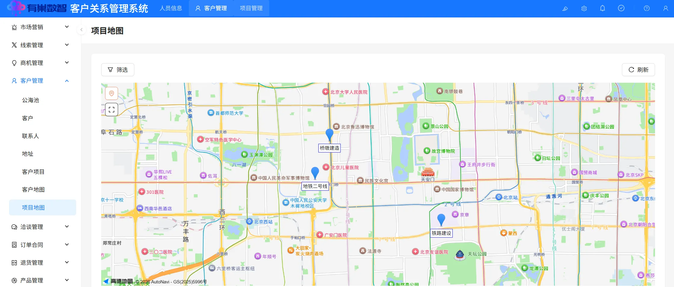 项目地图